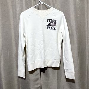 A&F thicker white sweater